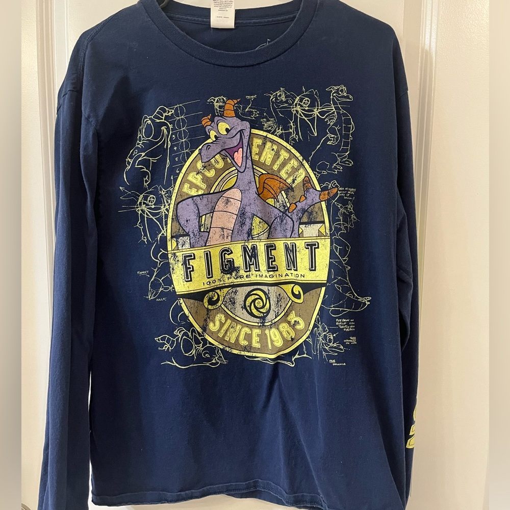 Figment Navy Blue Long Sleeve Shirt
